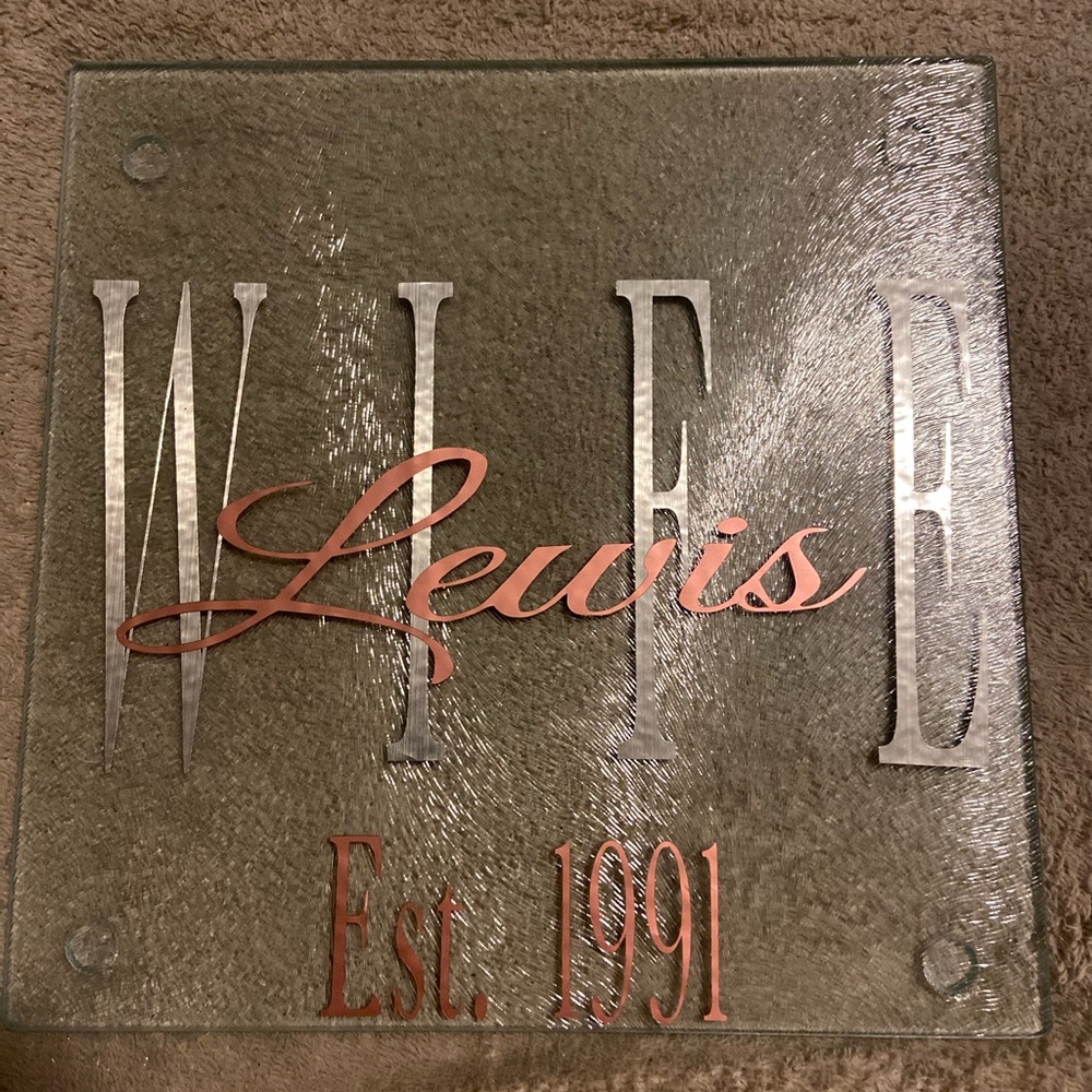 Custom glass tiles great Christmas, Mother’s Day, Father’s Day or birthday gifts